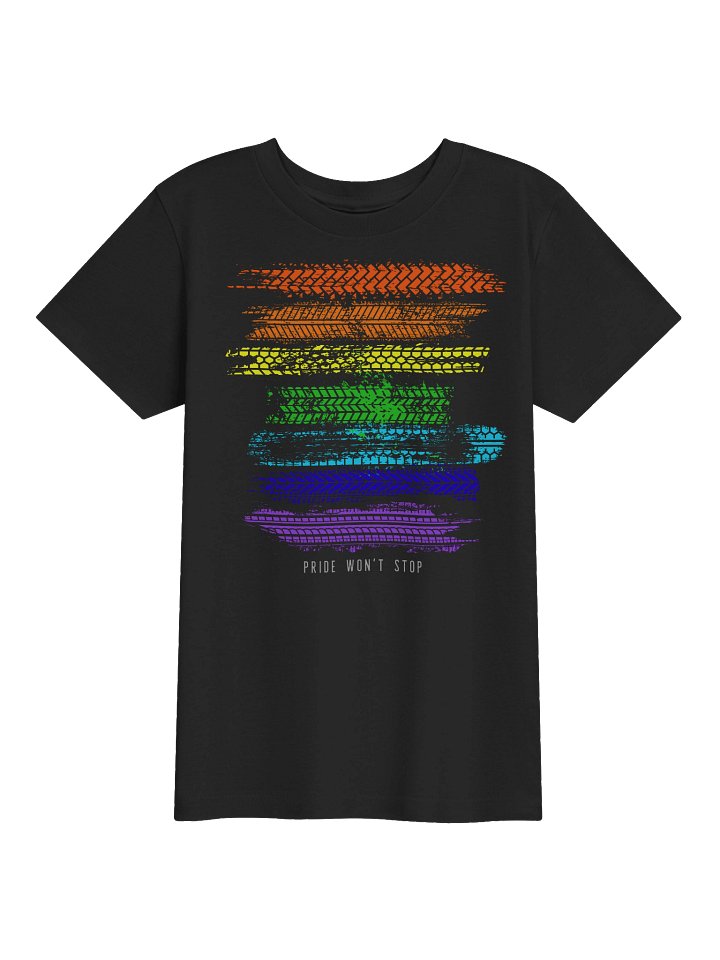 PRIDE WON'T STOP youth shirt - dark/bright colors product image (1)