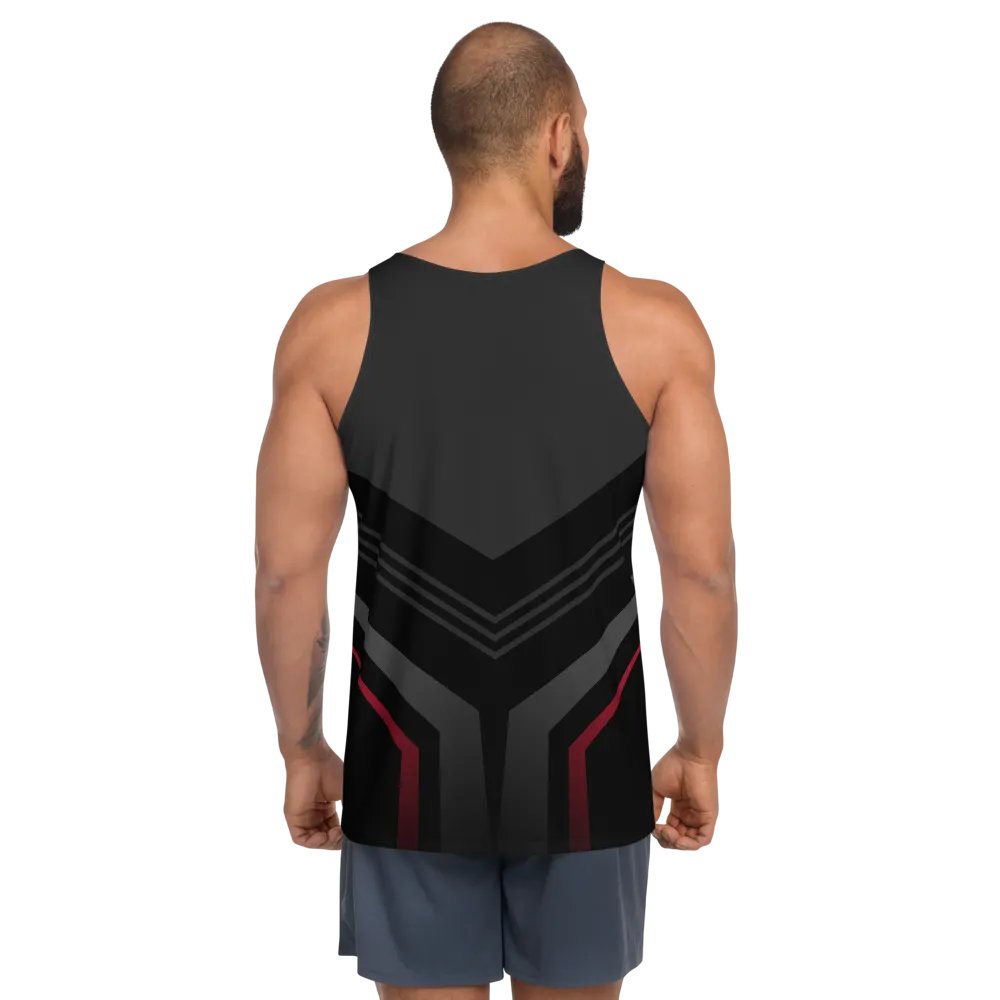 Black and Red Grace of God Men's Tank-top product image (3)