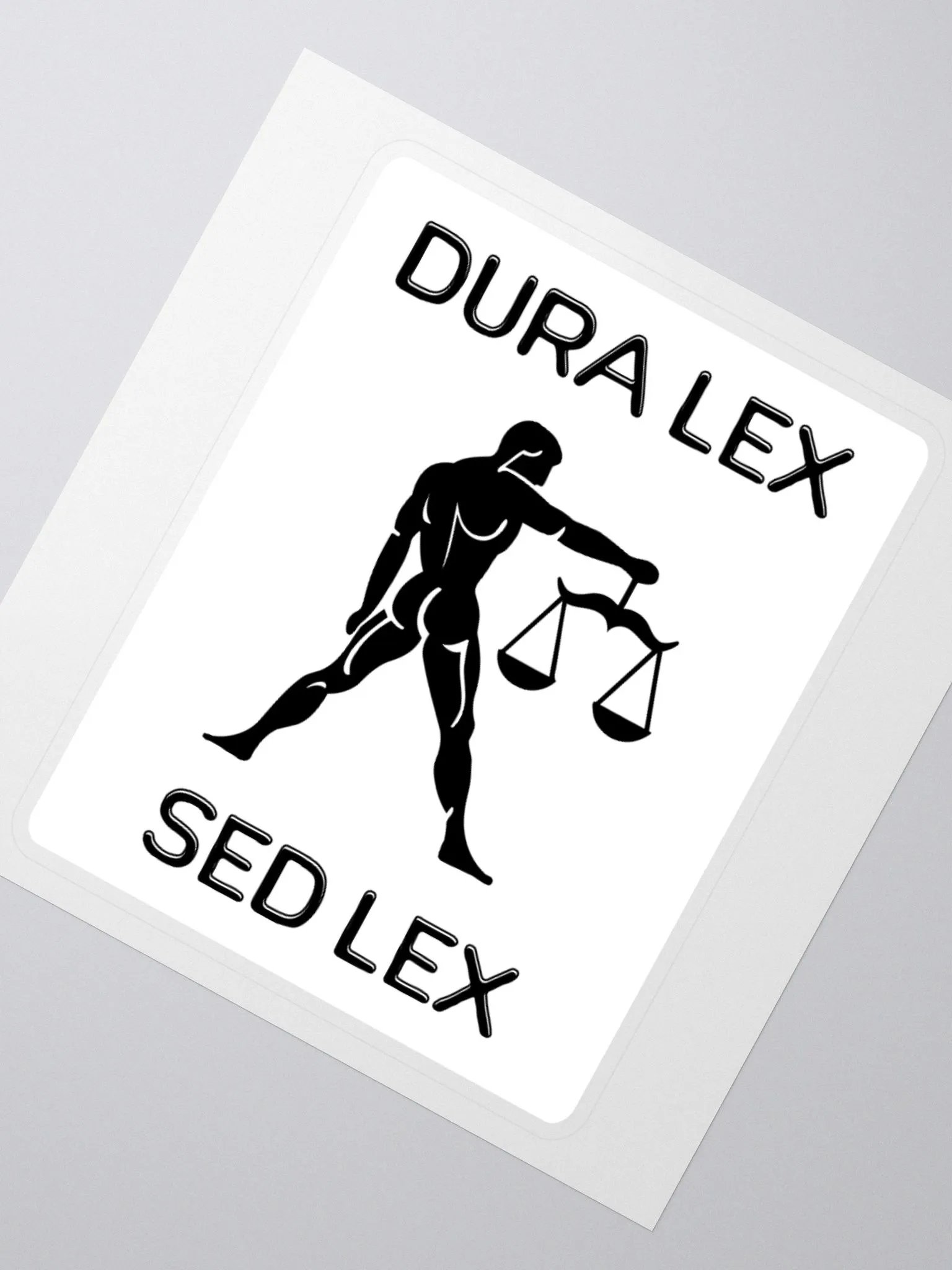 Dura Lex Sed Lex Sticker product image (3)