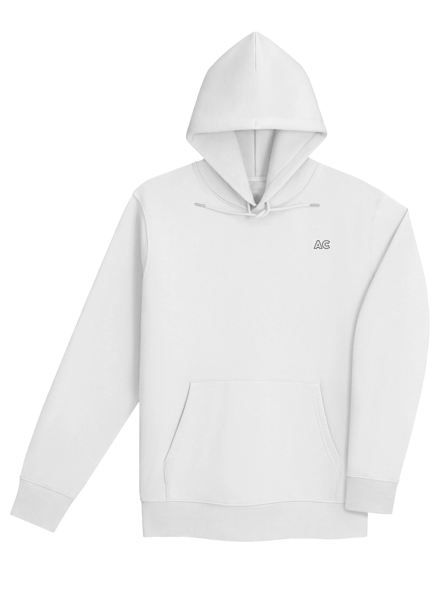 AC Essential Slim Hoodie Logo White product image (8)