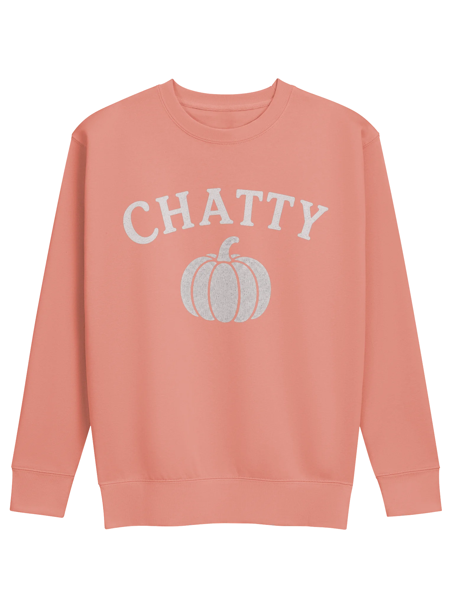 Chatty Pumpkin Premium Sweatshirt | Cozy Chatty Fall Collection product image (1)