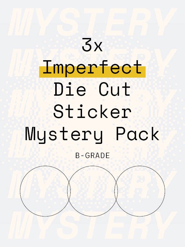 3 Imperfect Random Die Cut Stickers product image (1)