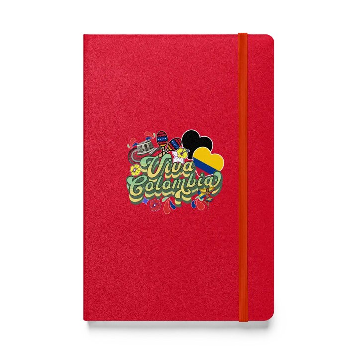 Viva Colombia Hardcover Red Notebook product image (1)
