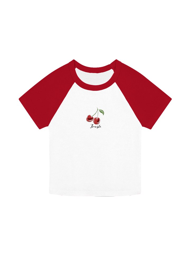 Fresh Cherries Embroidered Midi tee product image (3)