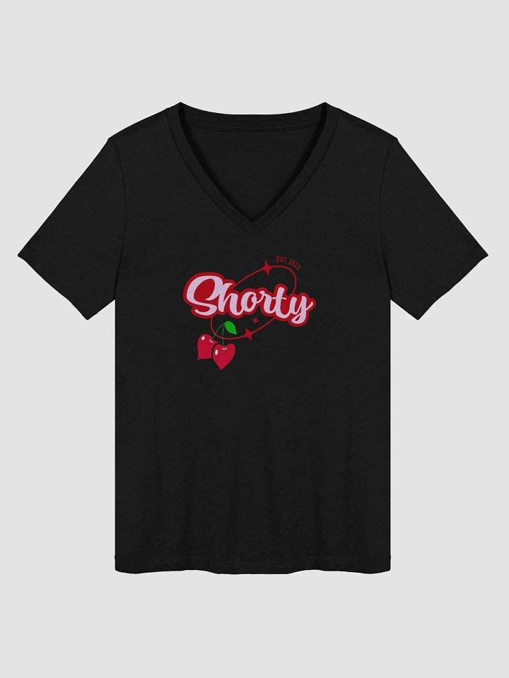 Shorty Cherry Love V Neck Tee product image (1)