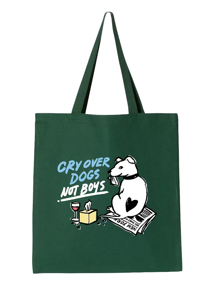 Preorder - Cry Over Dogs Not Boys Forest Totebag product image (1)