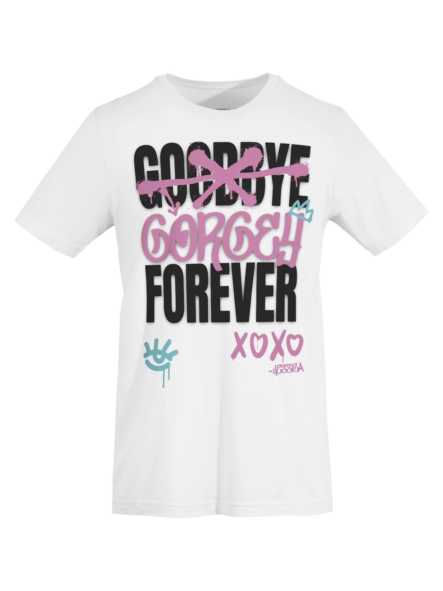 GORGEY FOREVER - BLACK TEXT TSHIRT product image (4)
