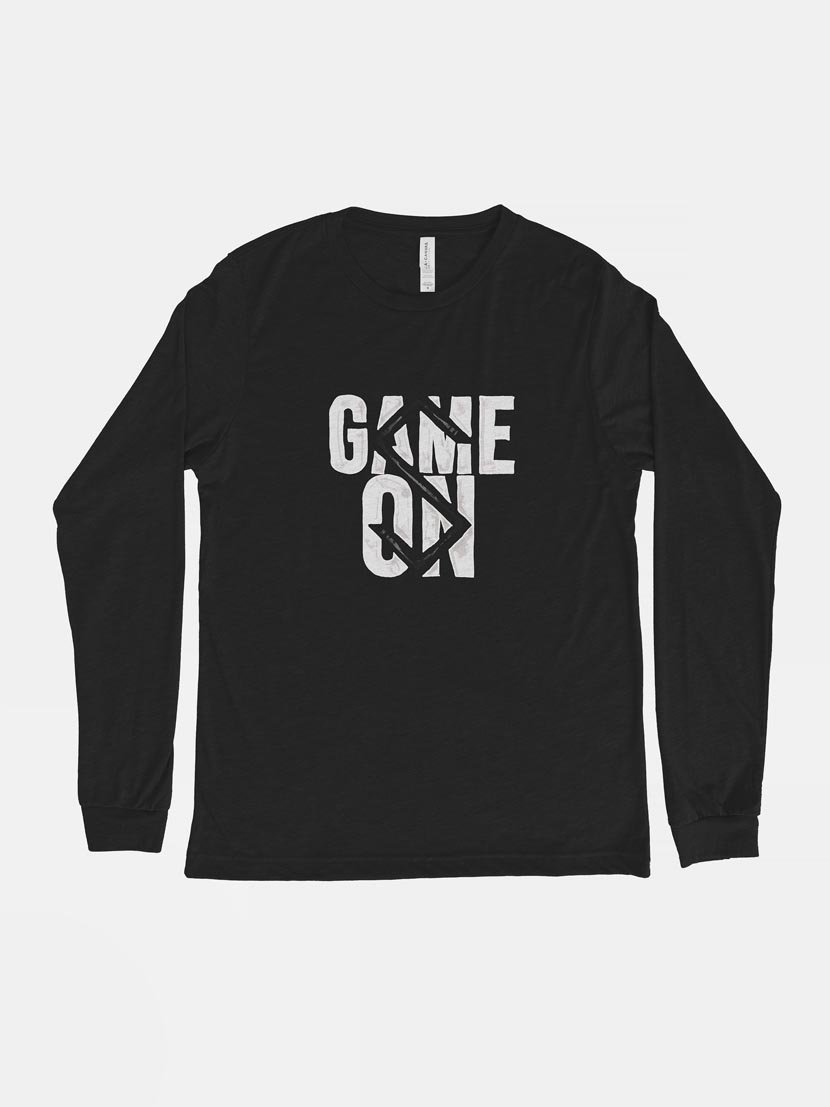 Game On Long Sleeve &mdash; Black product image (1)