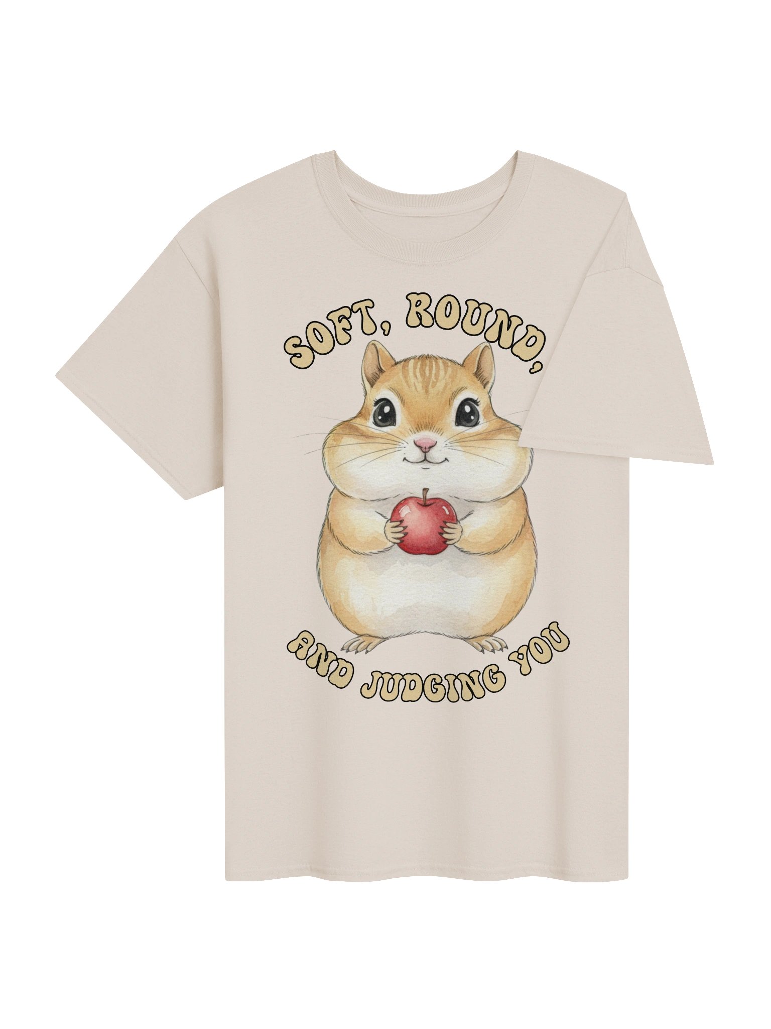 Soft, Round, and Judging You Hamster Tee product image (33)