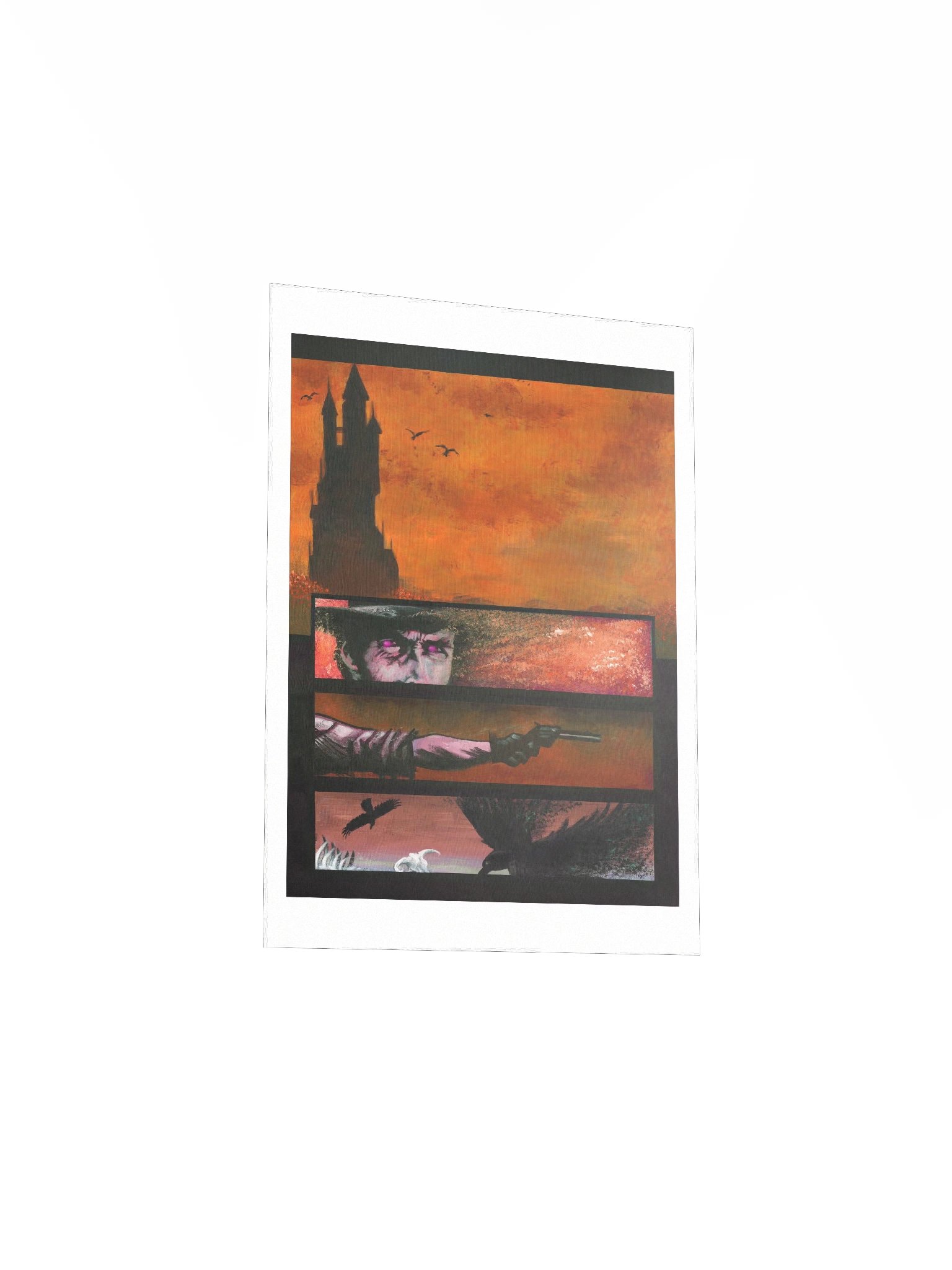 Dark Tower print (orange) product image (18)
