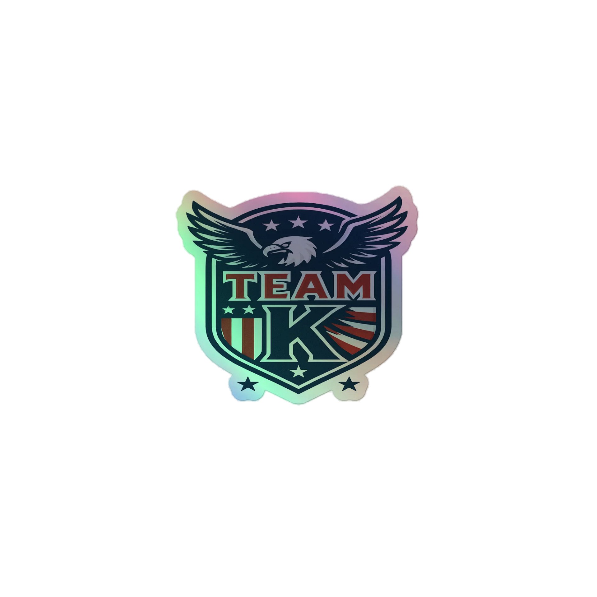 Team K USA HOLOGRAPHIC" STICKERS product image (1)