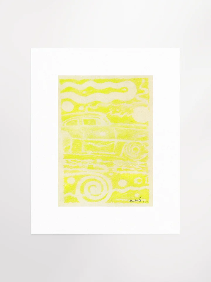 Custom Car (Yellow) 05.11.91 print product image (2)