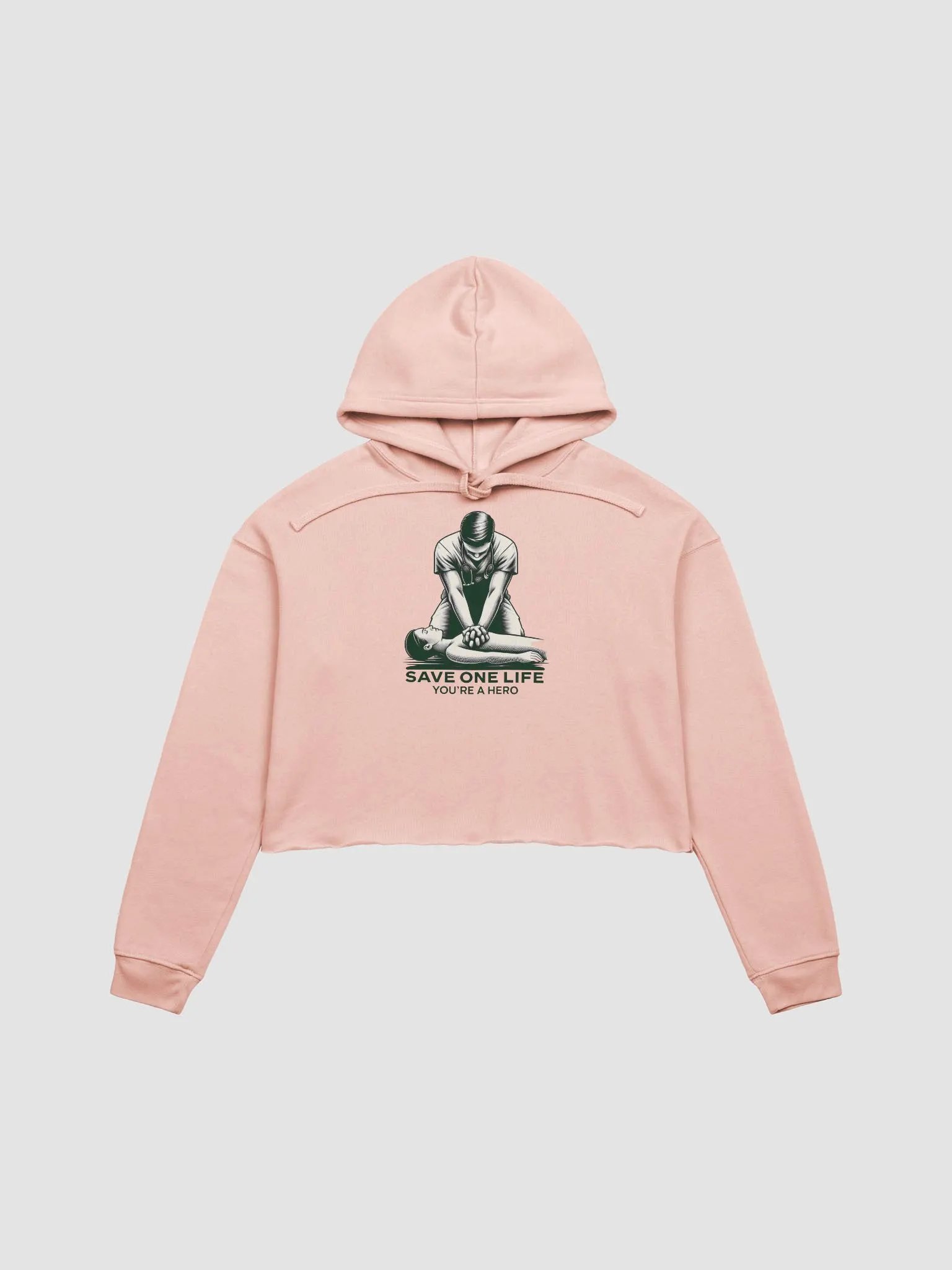 Heroic Lifesaver Crop Hoodie product image (2)