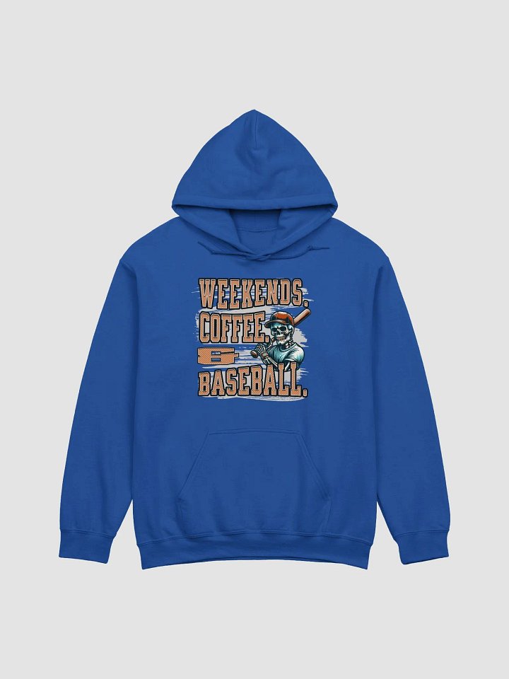 Weekends Coffee And Baseball Skeleton Swing Classic Hoodie product image (17)