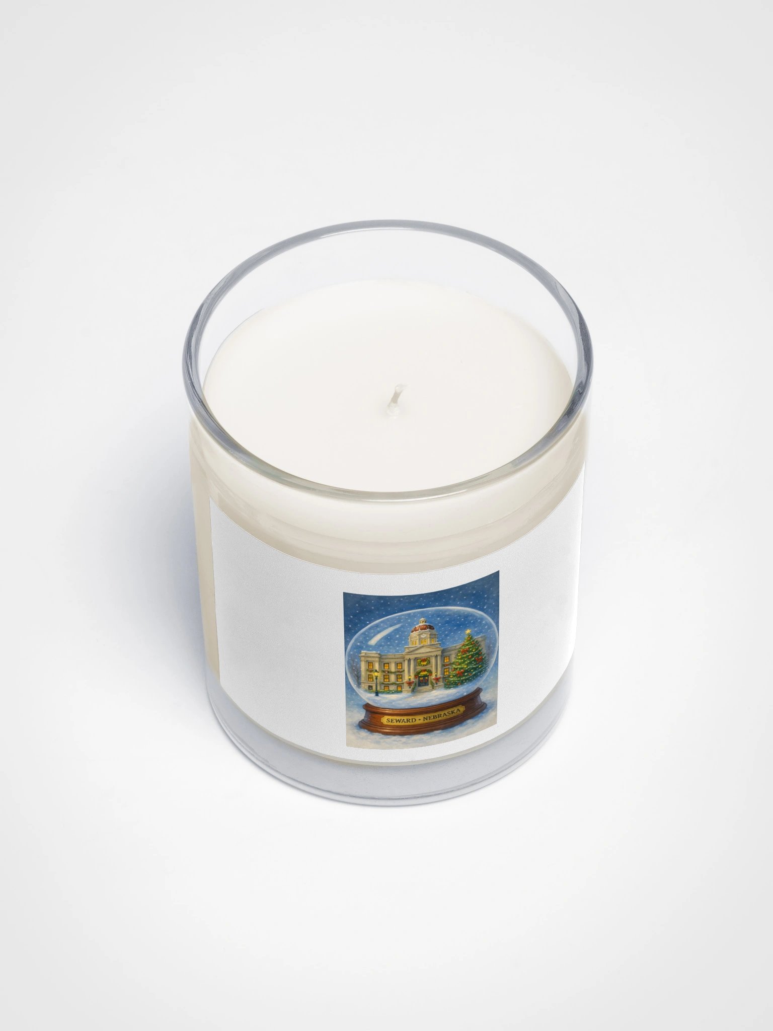 Seward Courthouse Snow Globe Candle product image (3)