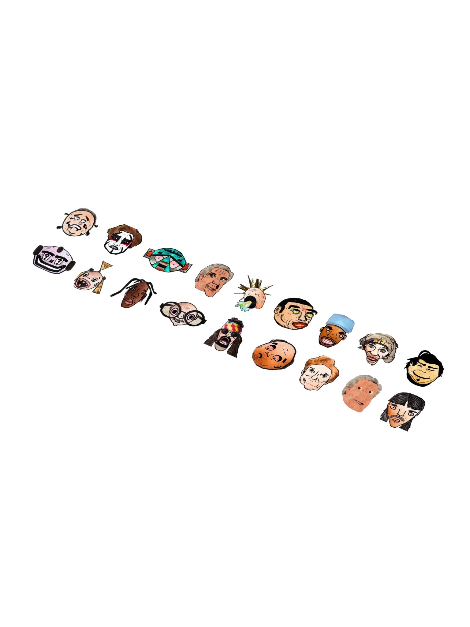 scarjars face decals: the whole cast product image (2)