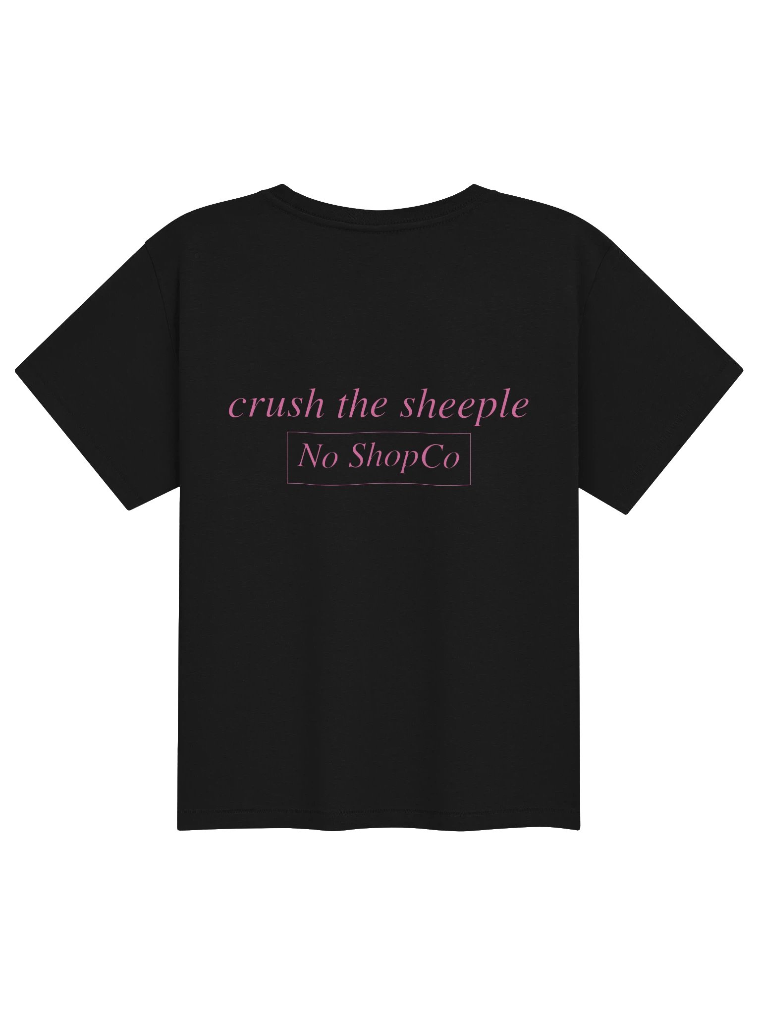 No ShopCo Cotton Heritage Women’s High-Waisted Hot Pink Crush the Sheeple Tee product image (8)