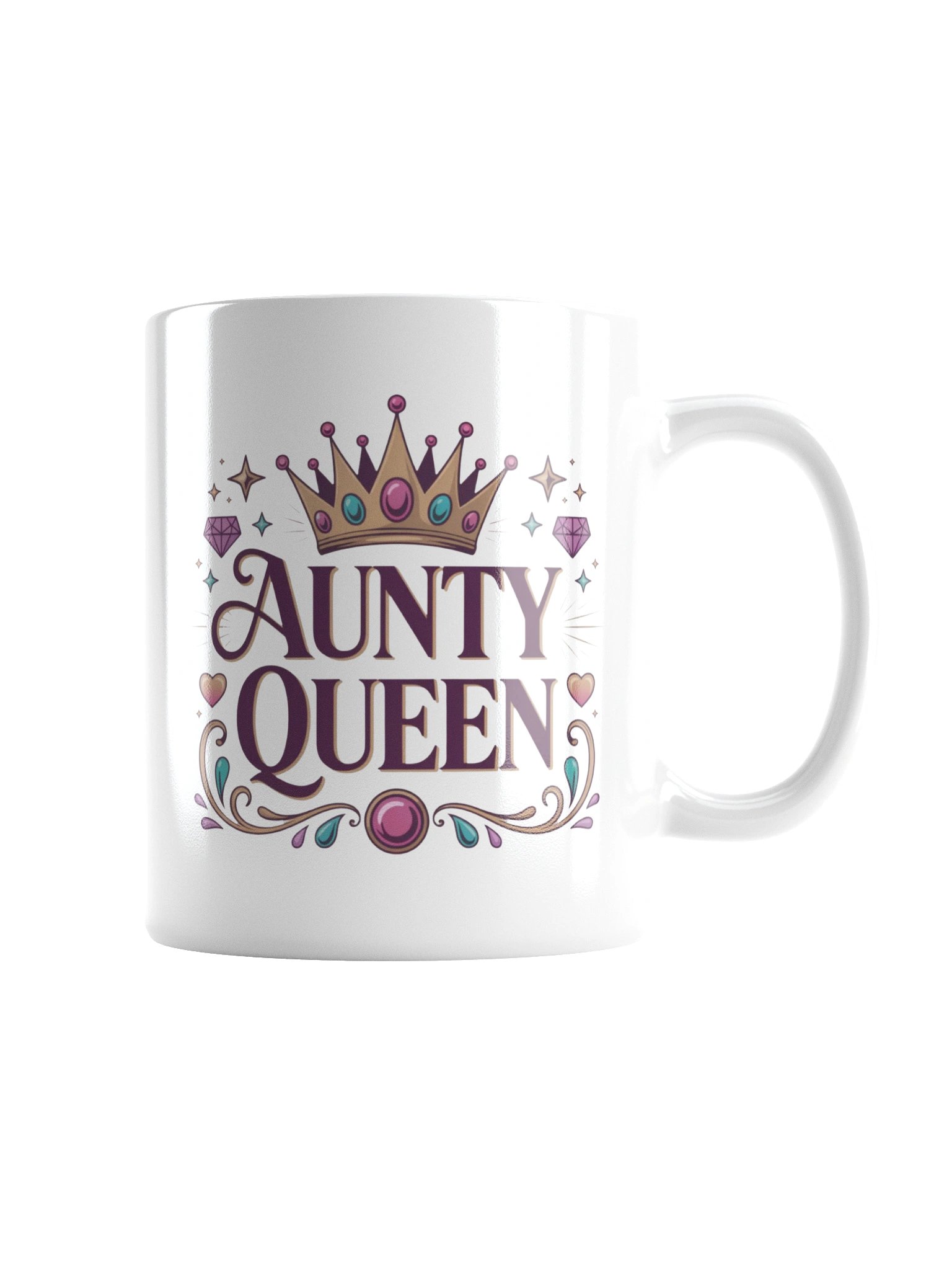 Aunty Queen Crown Sparkle Coffee Mug product image (7)