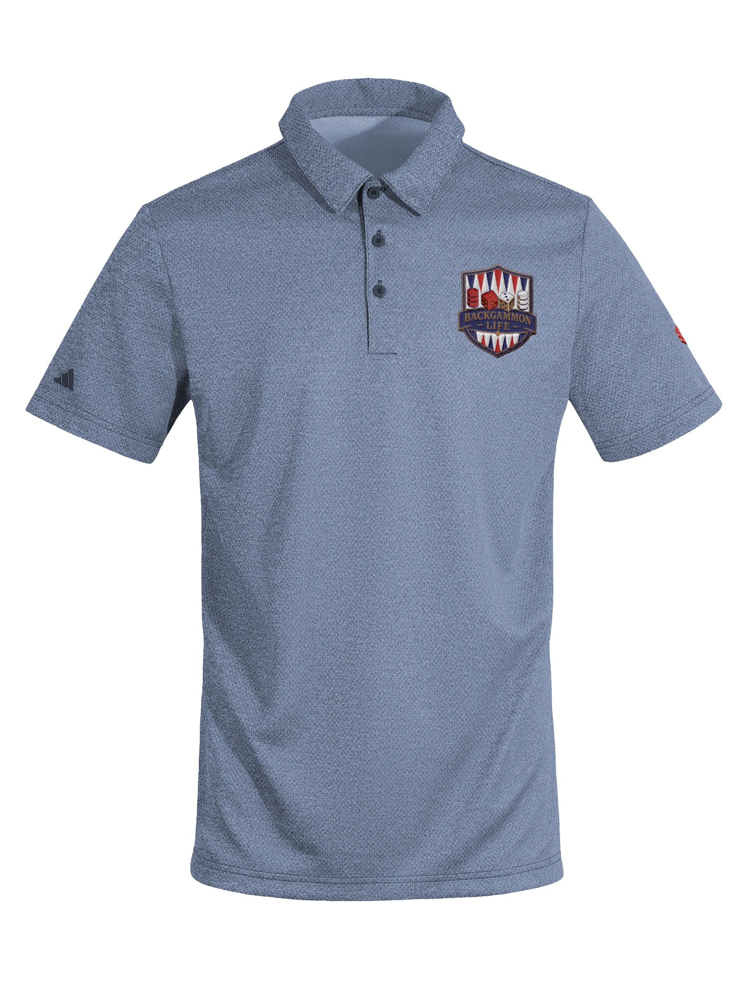Backgammon Life EmbroiPoloered Crest product image (3)