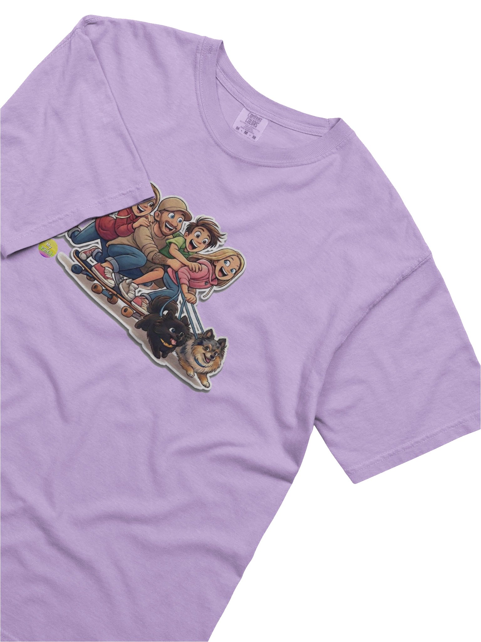 Skateboarding My PB&J Adult Tshirt product image (18)