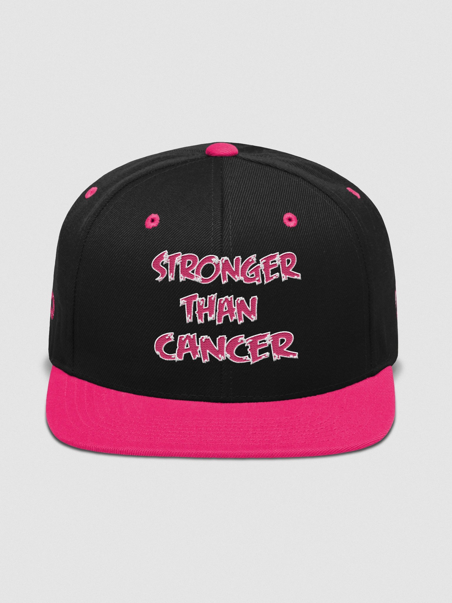 Stronger Than Cancer pink snapback product image (1)