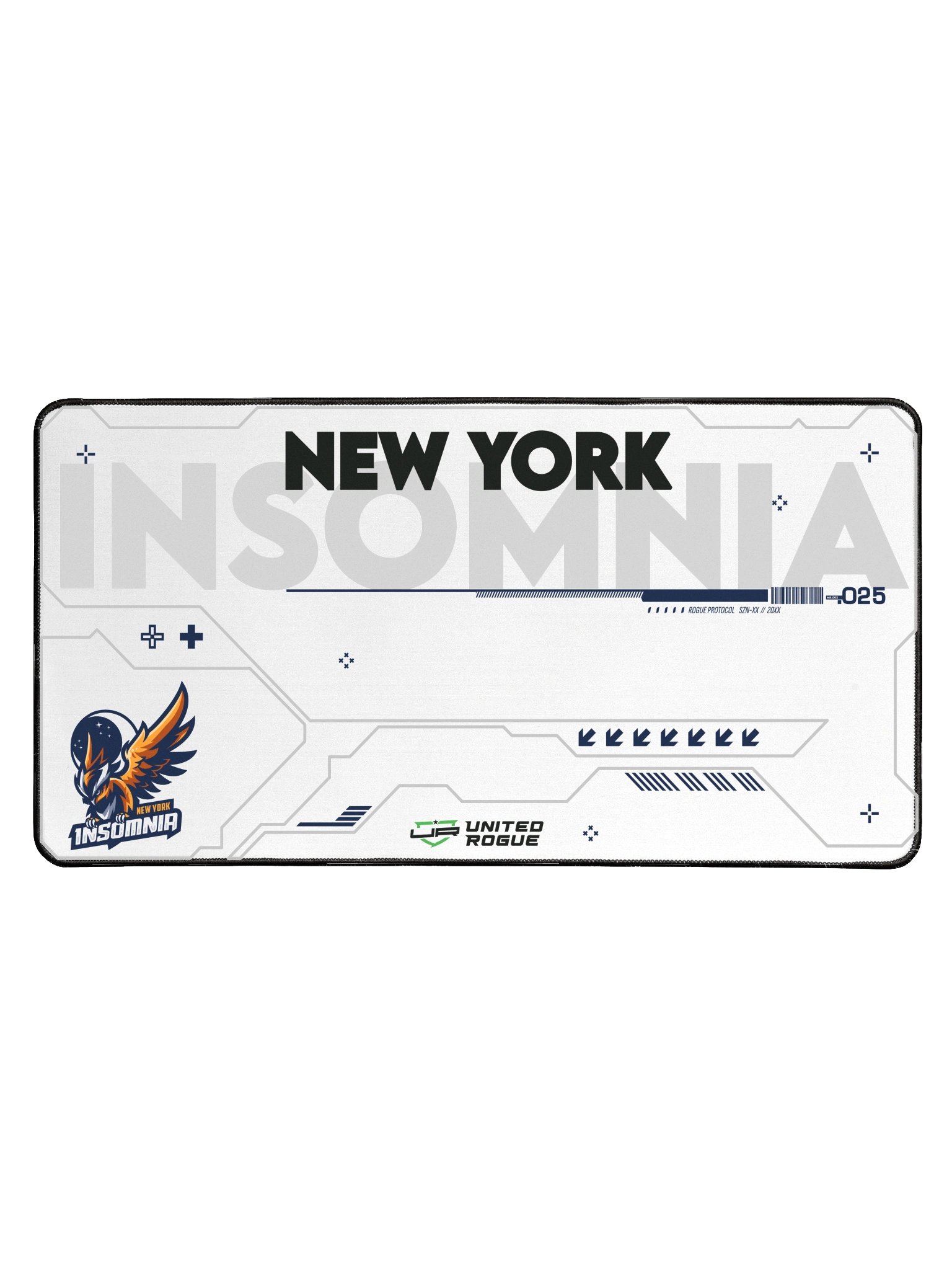 New York Insomnia White Desk Mat product image (1)