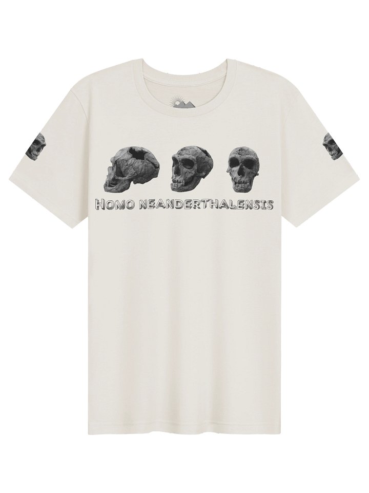 Neanderthal Fossil Skull T-Shirt Light product image (1)