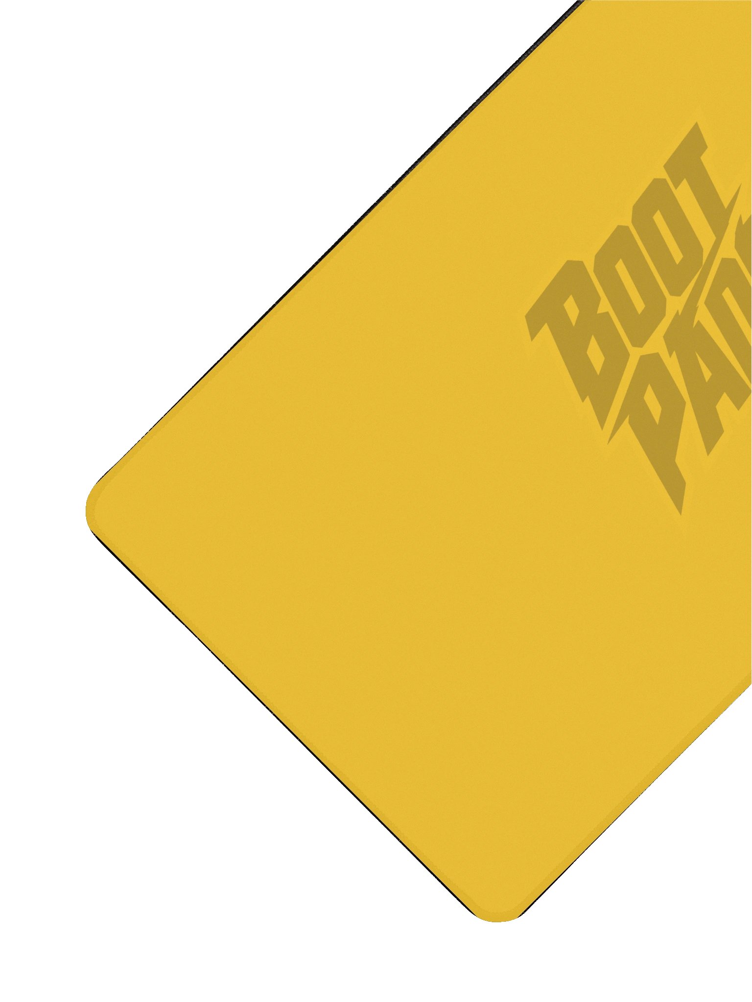 Mousepad Logo Bootpads Centrado Deskmat Amarillo product image (2)