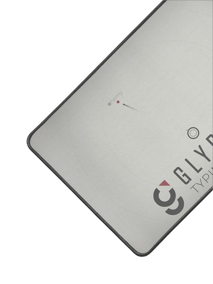 Glyphica Light Theme Desk Mat Small product image (2)