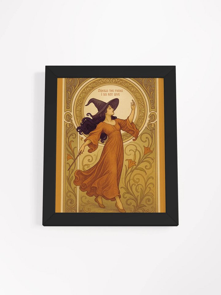 Vintage Witch Wall Art- Behold the Fucks I Do Not Give product image (6)