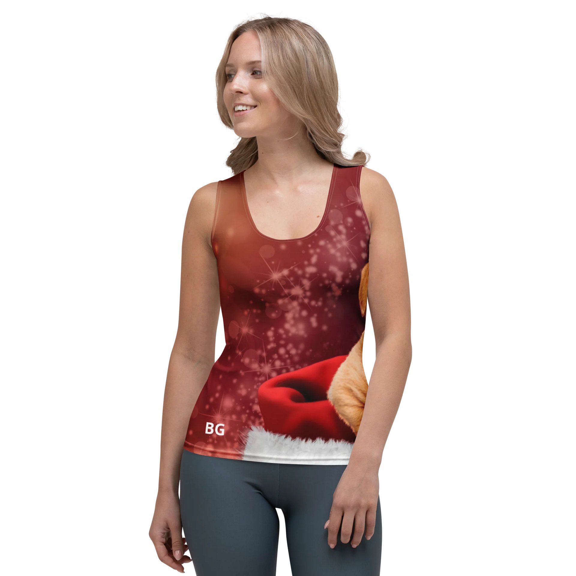 'It's Christmas' Santa Paws Festive Women's Tank Top product image (1)
