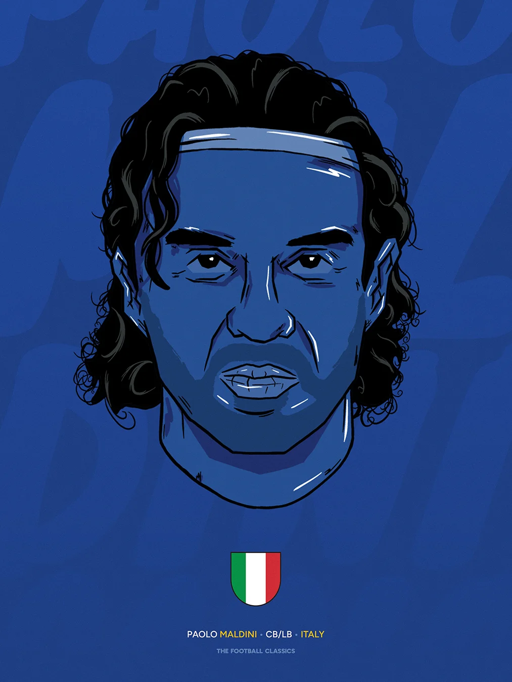 Maldini Portrait 12" x 16" Print product image (1)