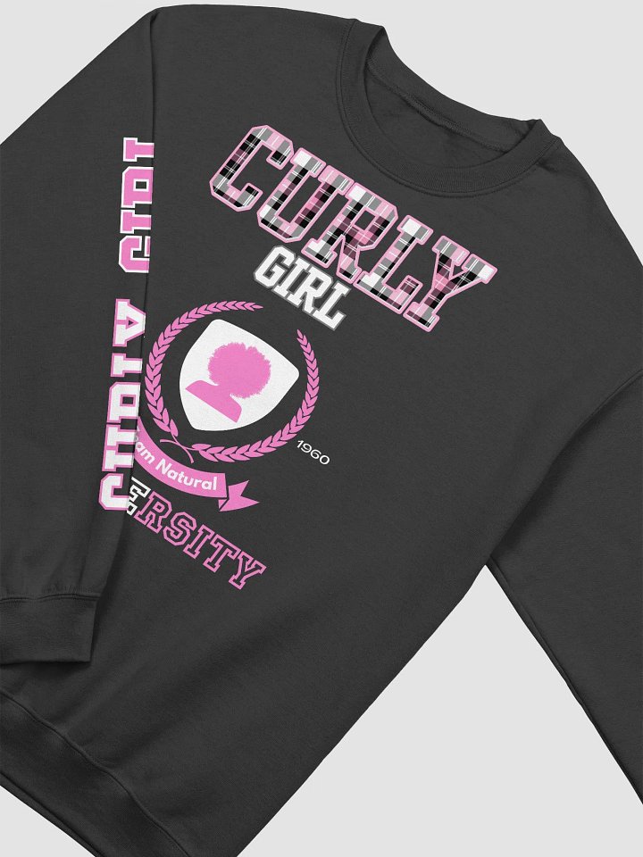 Curly Girl University Crewneck (Plaid) product image (5)