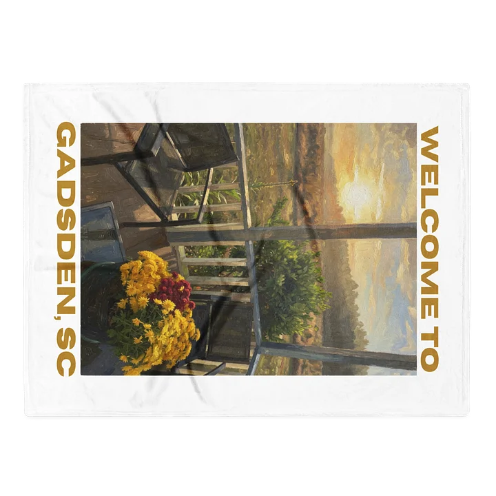 Welcome to Gadsden Sunset Porch Throw Blanket product image (2)