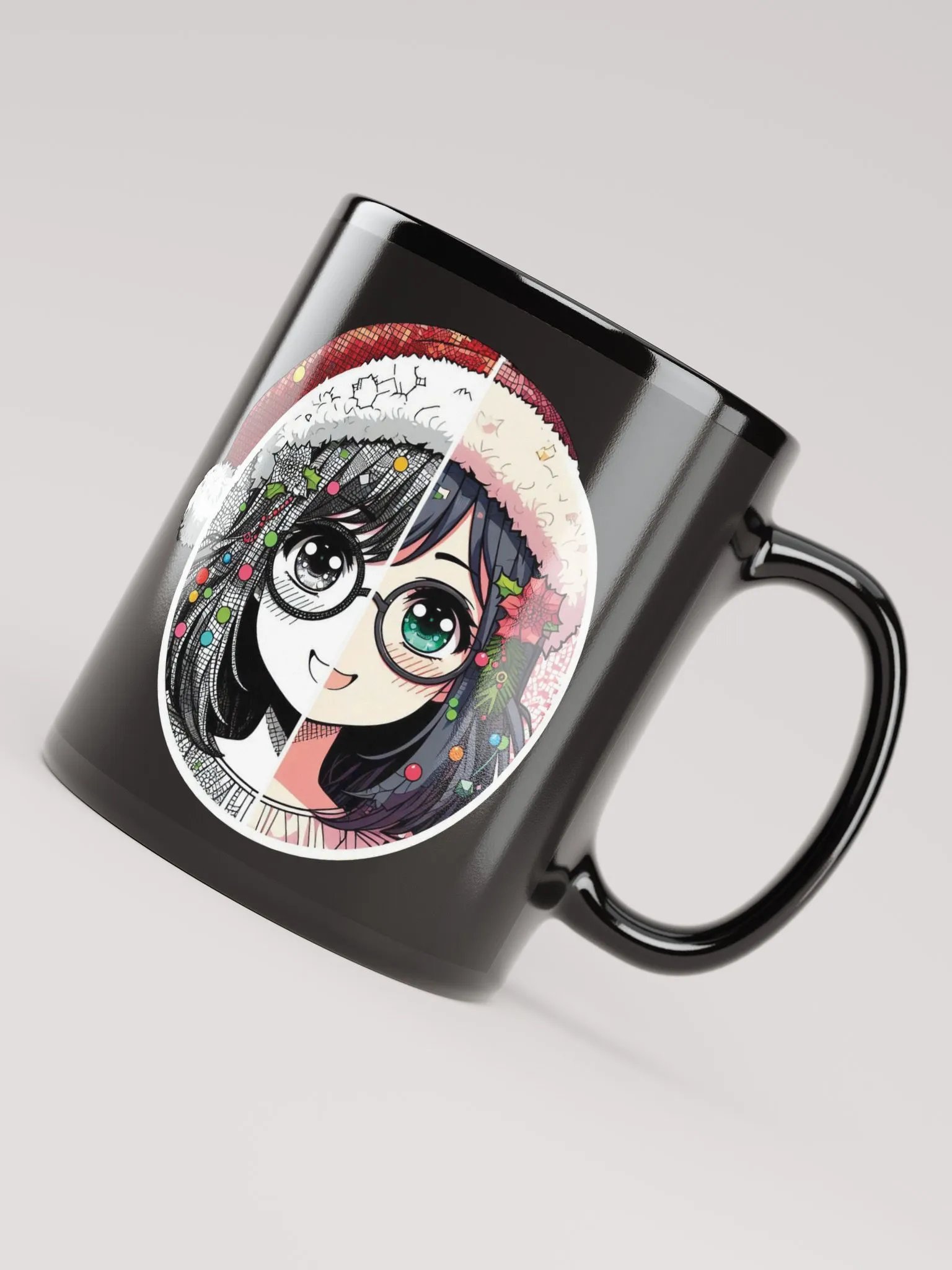 Santa Split Anime Mug product image (7)