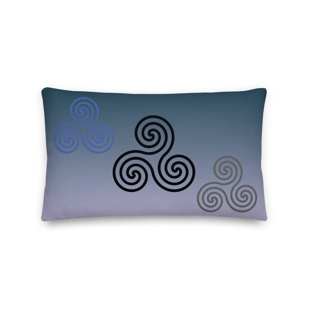 Triskelion Trio Decorative Premium Pillow product image (2)