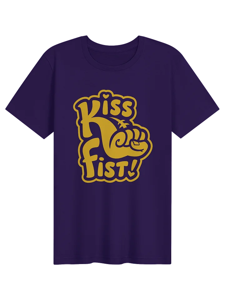 Kiss Fist Yellow Graphic Tee product image (1)