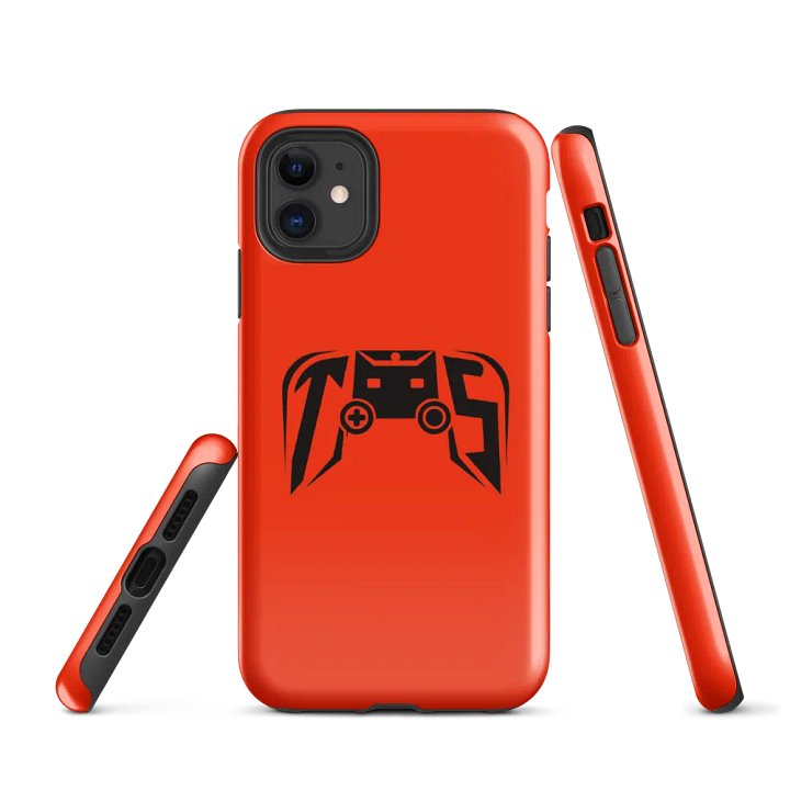 Tough Logo Case for iPhone® (Scarlet) product image (1)