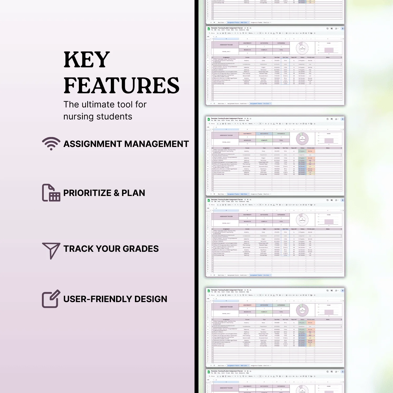 Nursing School Assignment Tracker product image (5)