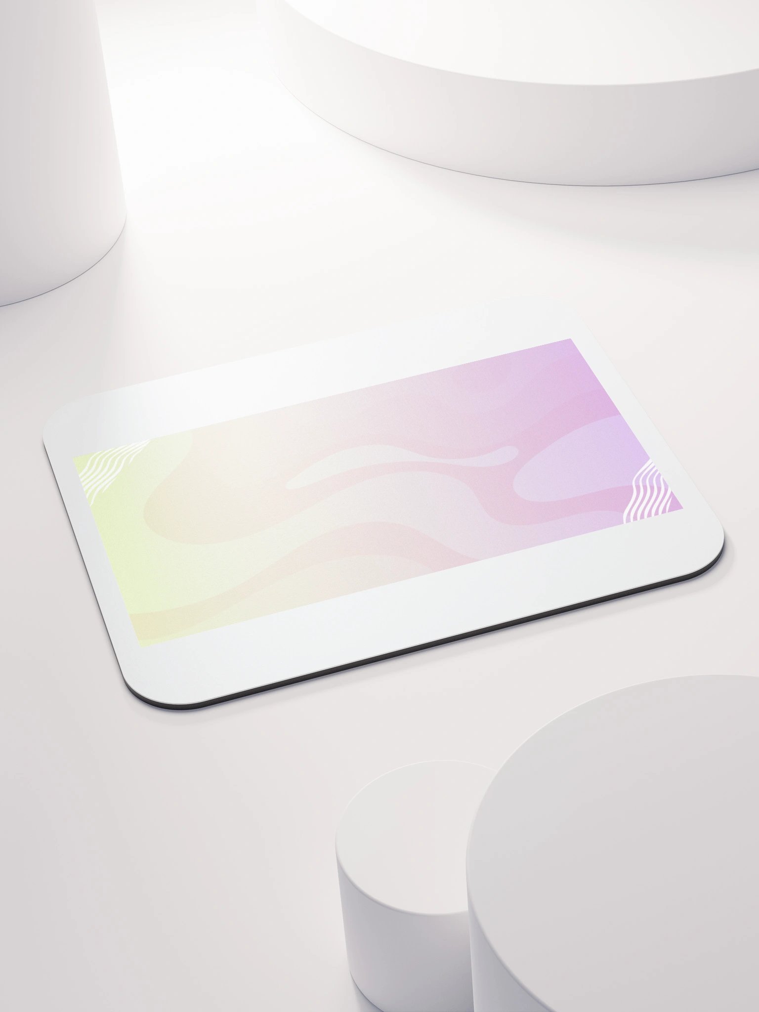 Pastel Waves Mouse Pad product image (4)