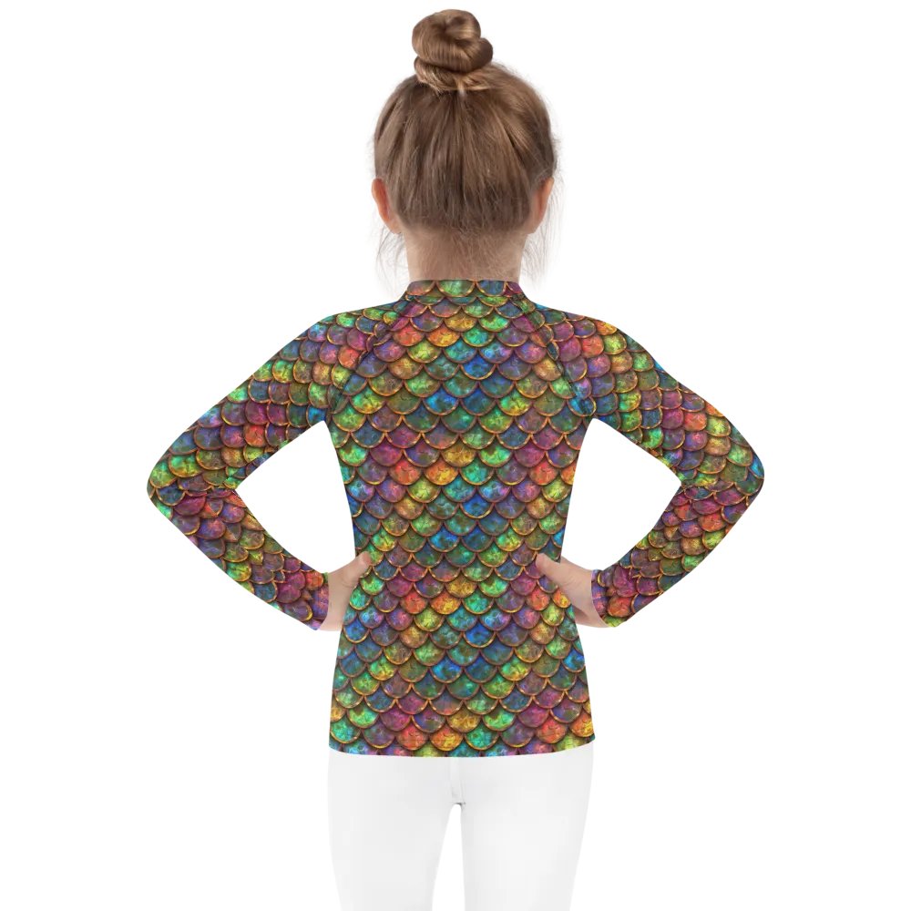 Wild Dragon Scale Kids Rash Guard #1 product image (4)
