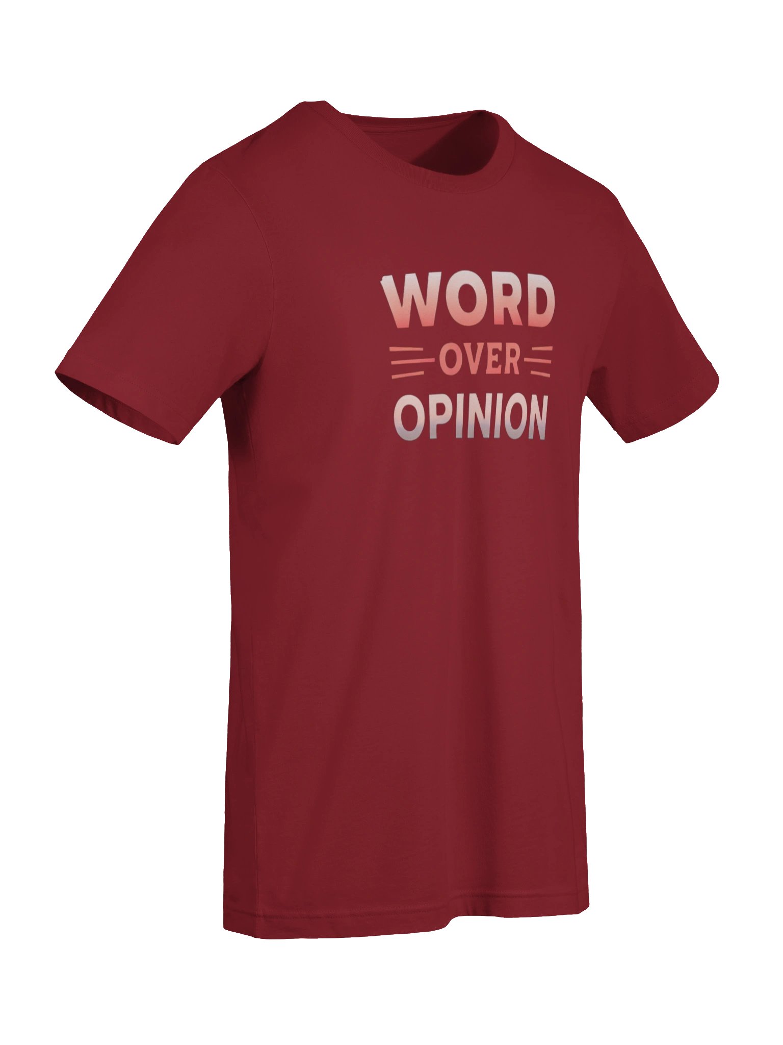 Word Over Opinion Gradient T-Shirt product image (9)