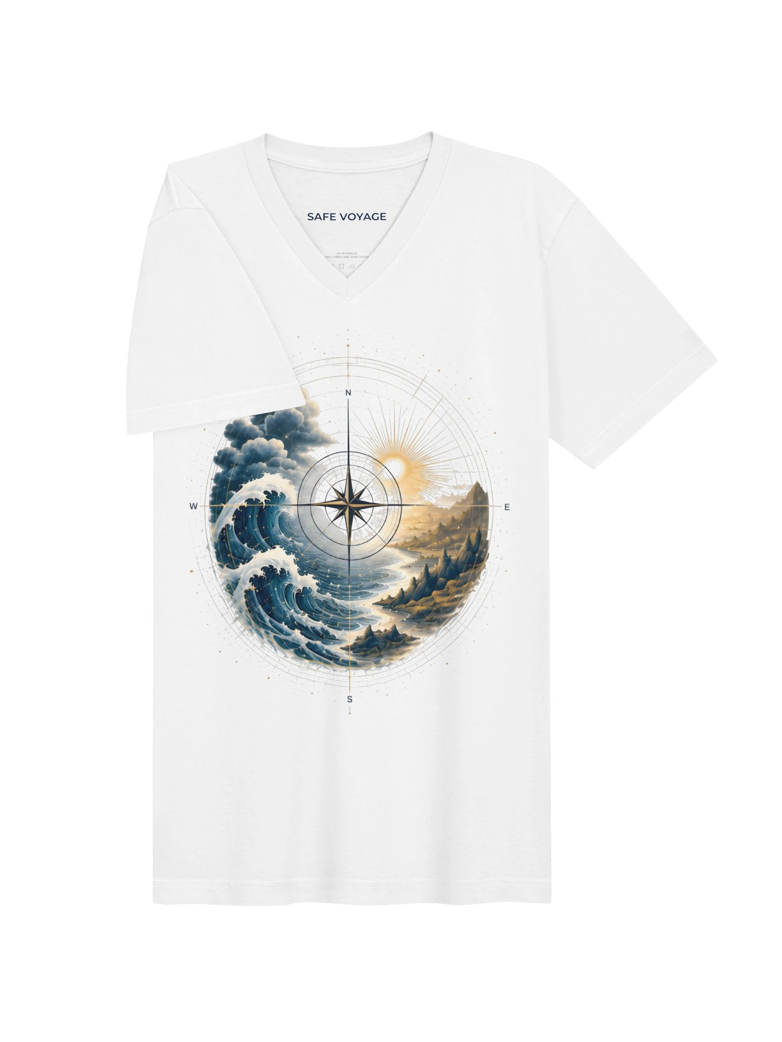 V-neck T-shirt product image (4)