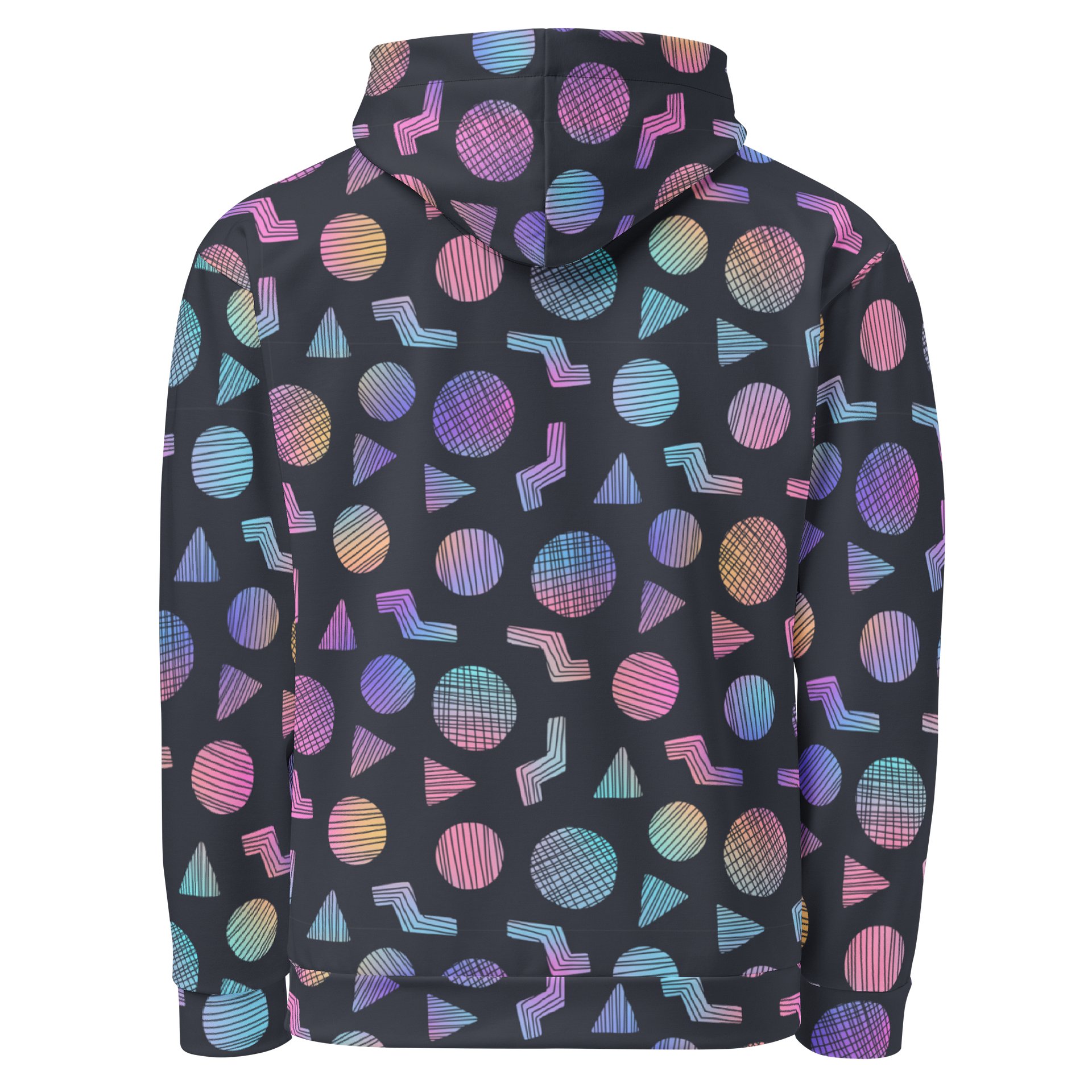 Comfortable Hoodie with Vibrant Geometric Dreams product image (2)