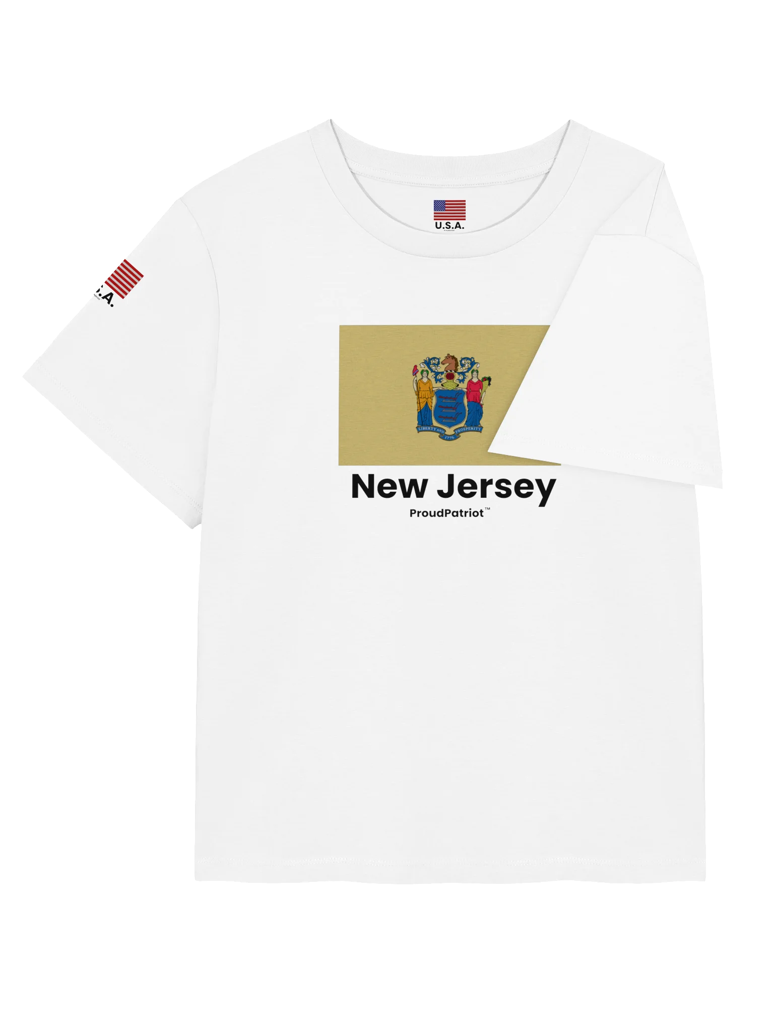 New Jersey Women's Ribbed Neck T-Shirt product image (8)