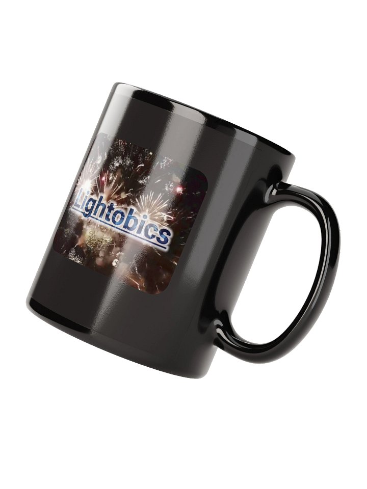 Lightobics Logo Inspirational Black Glossy Mug product image (2)