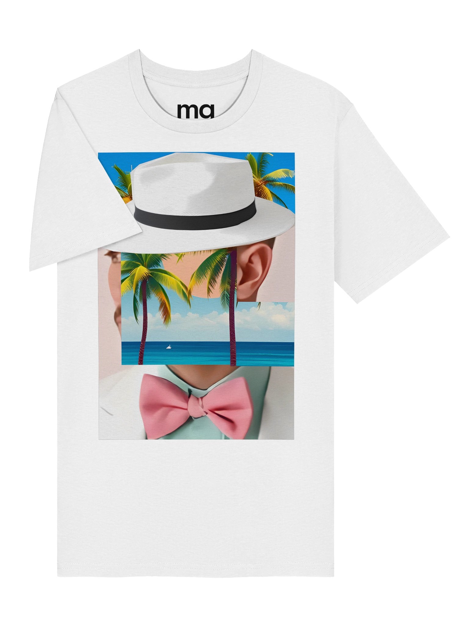 Man From The South // T-shirt white product image (5)