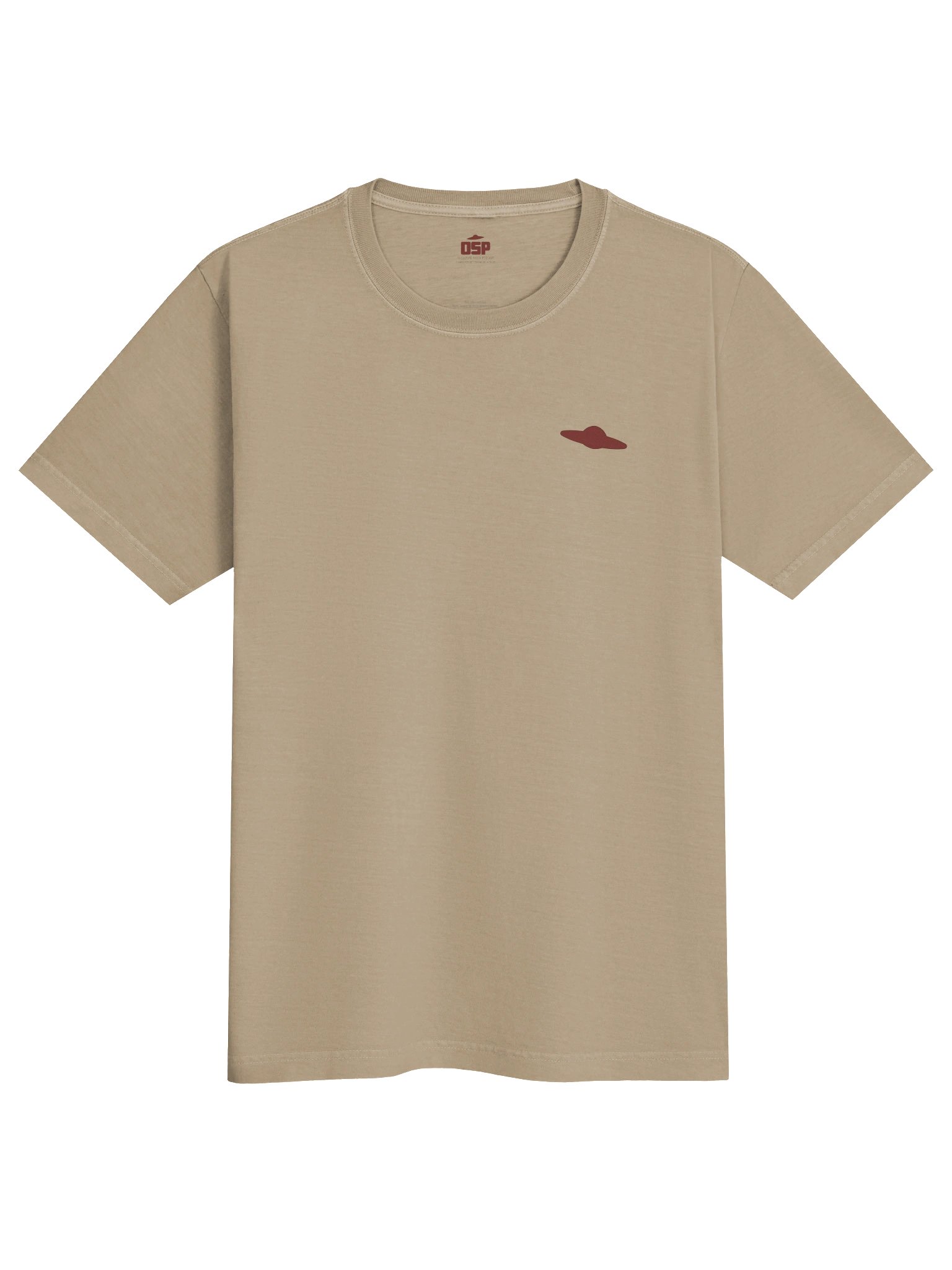 Spacecraft Convention Tee - Khaki & Oxblood Red product image (4)