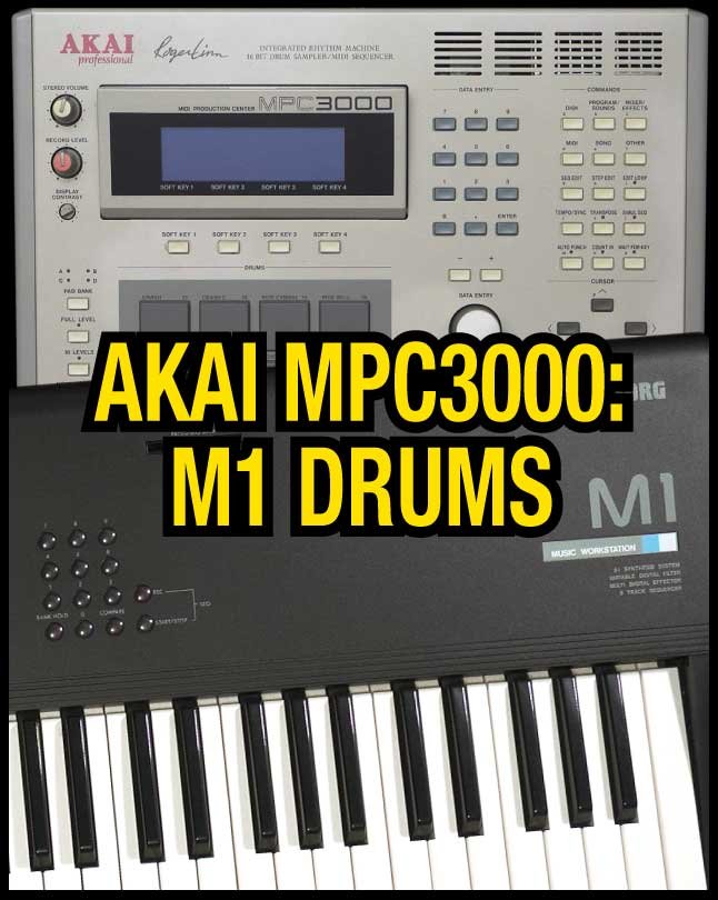 Akai MPC3000: Korg M1 Drums product image (1)