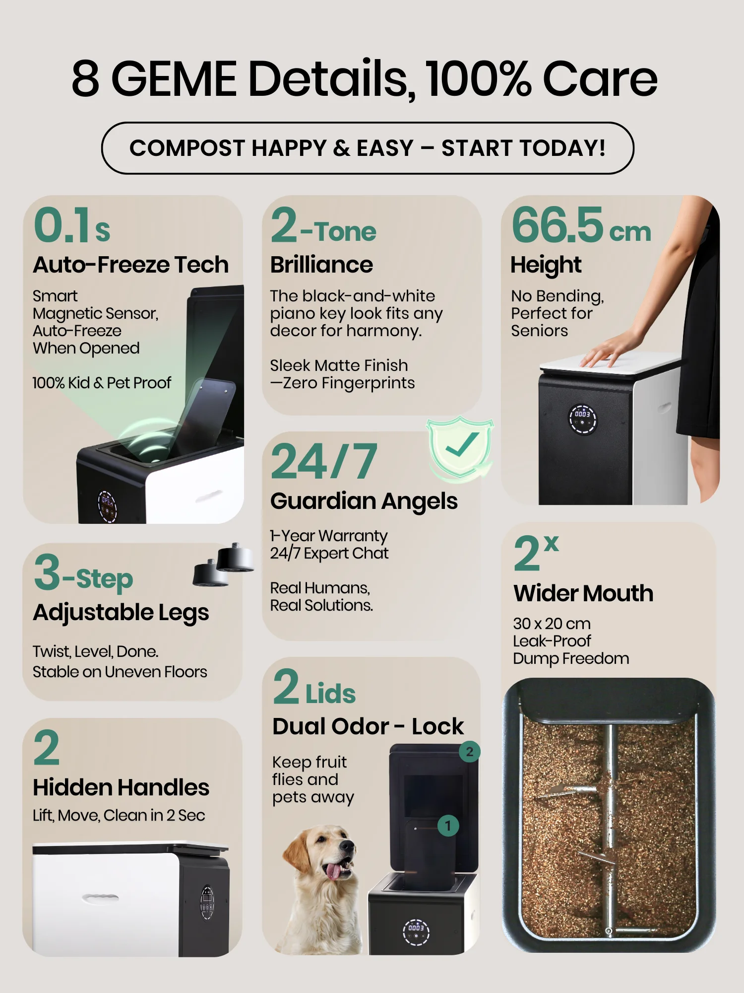 GEME Composter, alternative for mill food recycler product image (4)